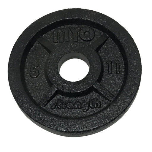 MYO Strength Olympic Cast Iron Disc- 5kg - Blue-ChipfitenessStore