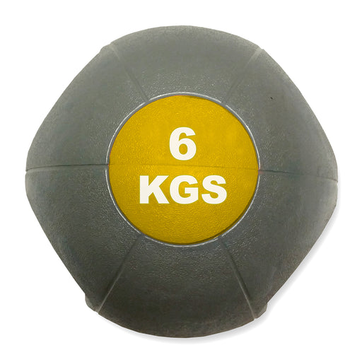MYO STRENGTH Double Grip Medicine Ball – 6kg - Blue-ChipfitenessStore