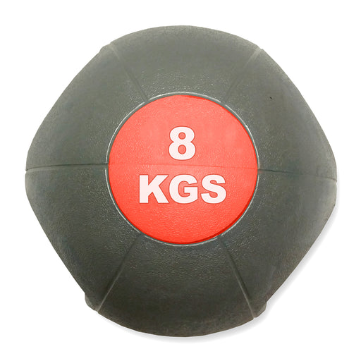 MYO STRENGTH Double Grip Medicine Ball – 8kg - Blue-ChipfitenessStore