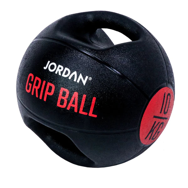 JODAN FITNESS 10kg Grip Ball - Red