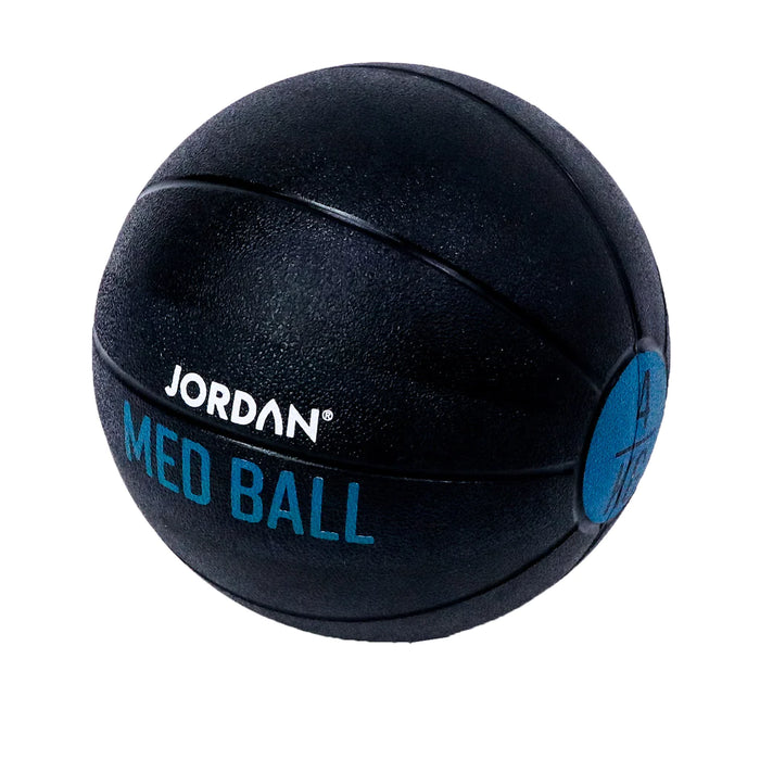 JODAN FITNESS 4kg Medicine Ball - Black/Teal