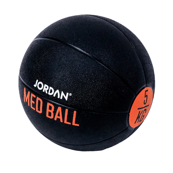 JODAN FITNESS 9kg Medicine Ball - Black/Amber