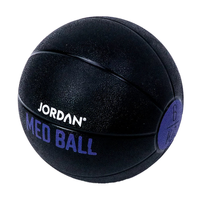 JODAN FITNESS 5kg Medicine Ball - Black/Orange