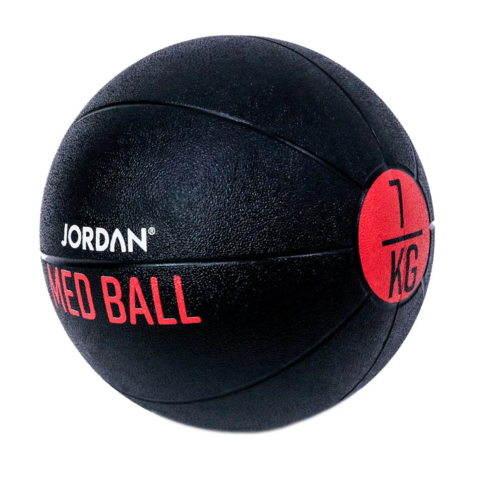 JODAN FITNESS 8kg Medicine Ball - Black/Green