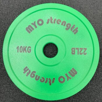Olympic Steel Calibrated Plate - 10kg - Blue-ChipfitenessStore