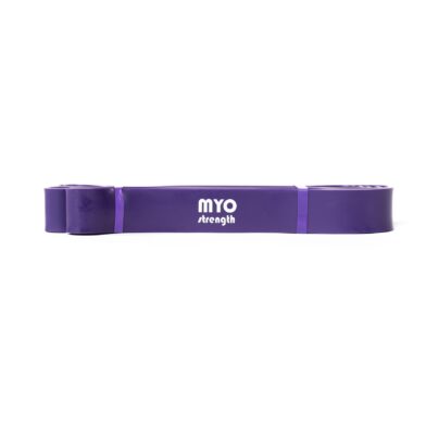 MYO STRENGTH Resistance Band Resistance Band - 2000mm x 22mm x 4.6mm Black