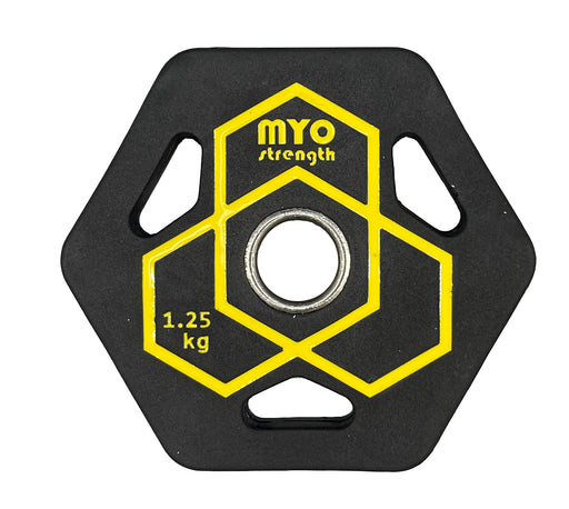 MYO Strength Studio Disc – 1.25kg Yellow - Blue-ChipfitenessStore