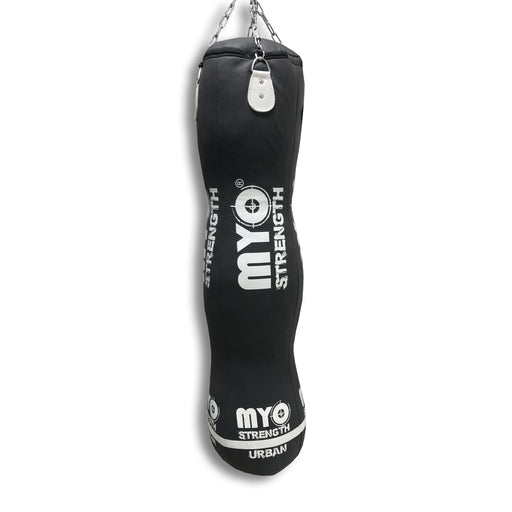 MYO Strength Leather Triple Punch Bag-  5ft Urban - Blue-ChipfitenessStore