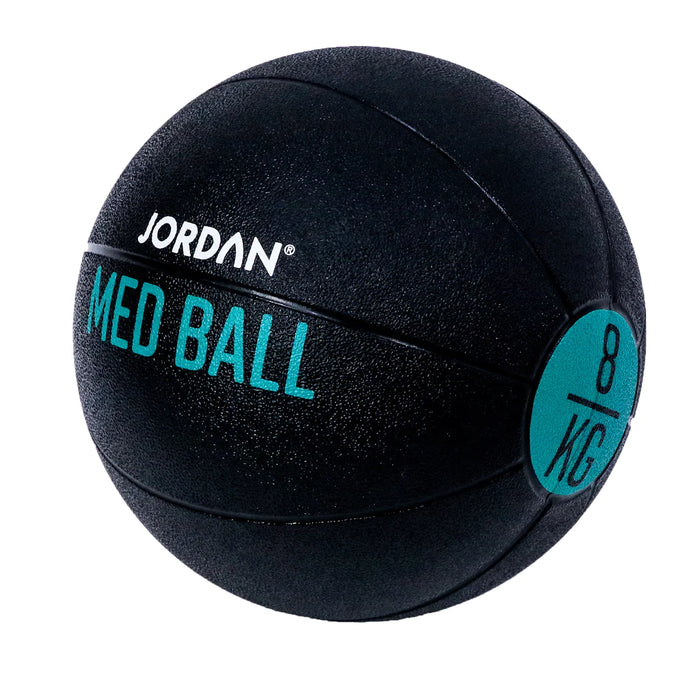 JODAN FITNESS 7kg Medicine Ball - Black/Red
