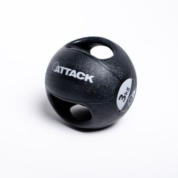 Attack Fitness Double Grip Medicine Balls 7KG - Blue-ChipfitenessStore