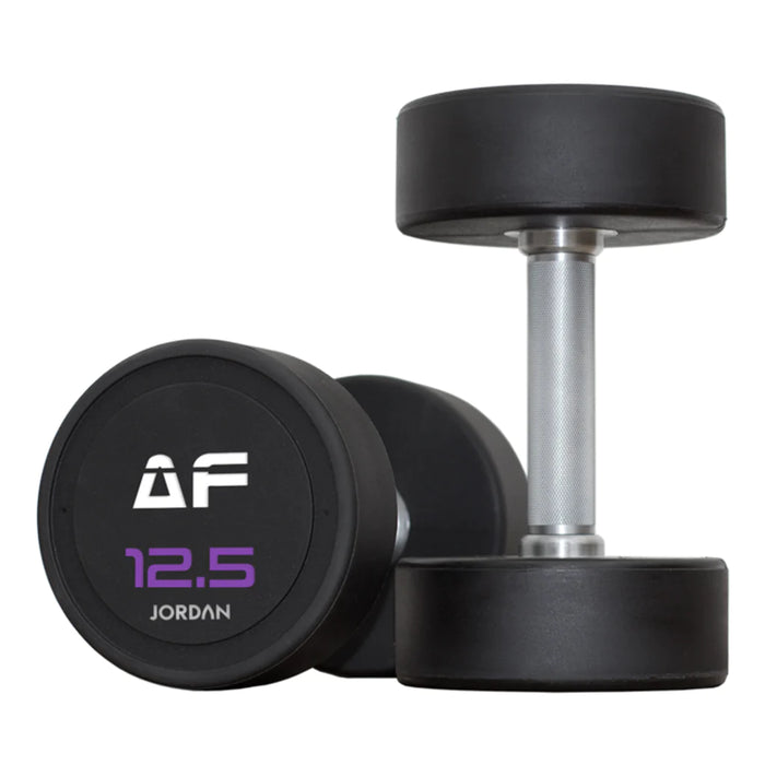 2-20kg Custom Branded Urethane Dumbbell Set (1kg increments / 10 Pairs)