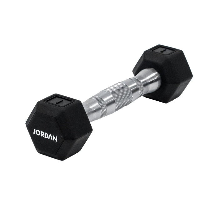 Jordan Fitness Urethane Hex Dumbbell 1-10kg