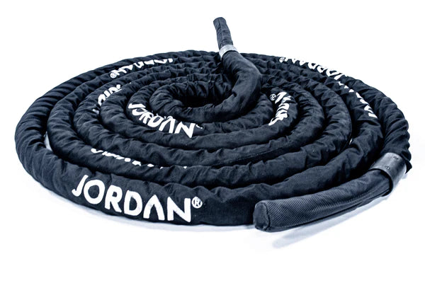 JORDAN FITNESS 38mm diameter, 15m Black Battle Rope