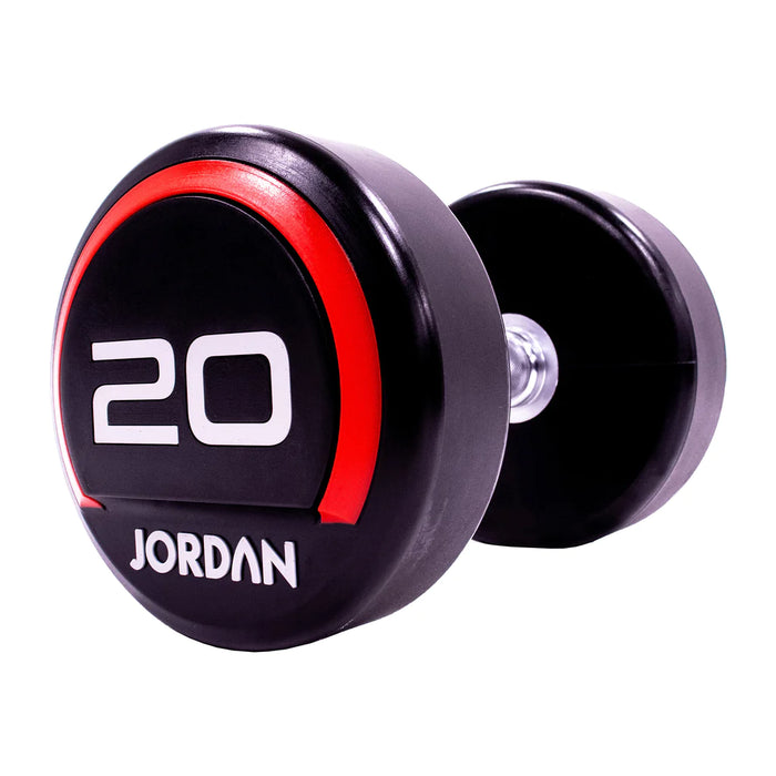 PREMIUM URETHANE DUMBBELLS (RED) 20kg Premium Urethane Dumbbells (Pair)