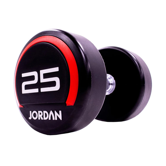 PREMIUM URETHANE DUMBBELLS (RED) 32.5kg Premium Urethane Dumbbells (Pair)