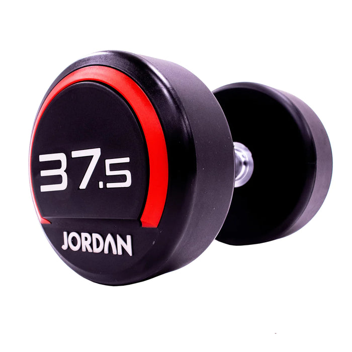 PREMIUM URETHANE DUMBBELLS (RED) 45kg Premium Urethane Dumbbells (Pair)