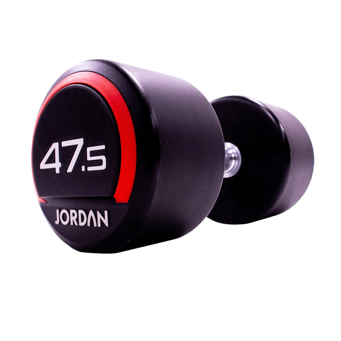 PREMIUM URETHANE DUMBBELLS (RED) 27.5kg Premium Urethane Dumbbells (Pair)