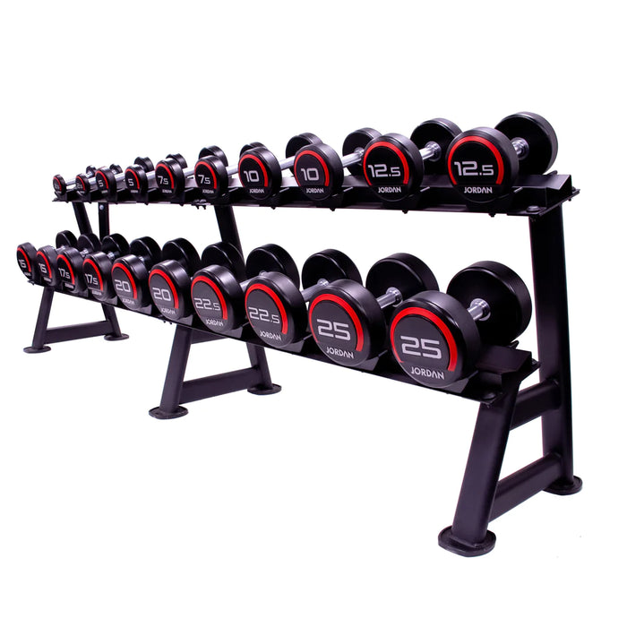PREMIUM URETHANE DUMBBELLS (RED)70kg Premium Urethane Dumbbells (Pair)