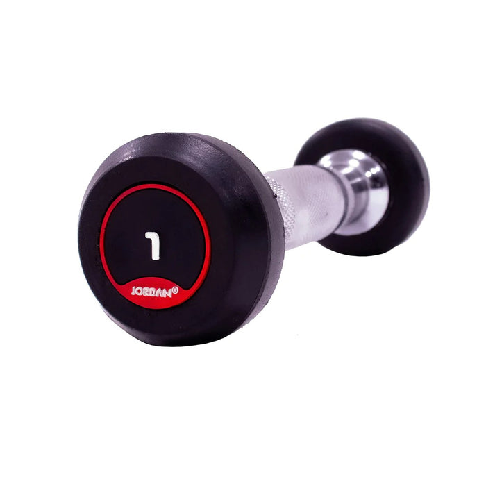 Jordan Fitness Classic Rubber Dumbbells 1-10kg + 2-20kg