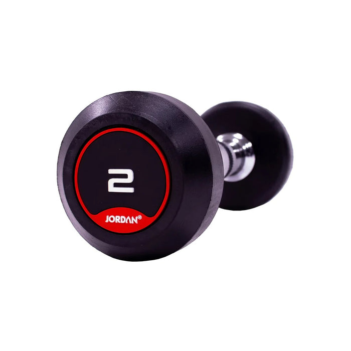 Jordan Fitness Classic Rubber Dumbbells 1-10kg + 2-20kg