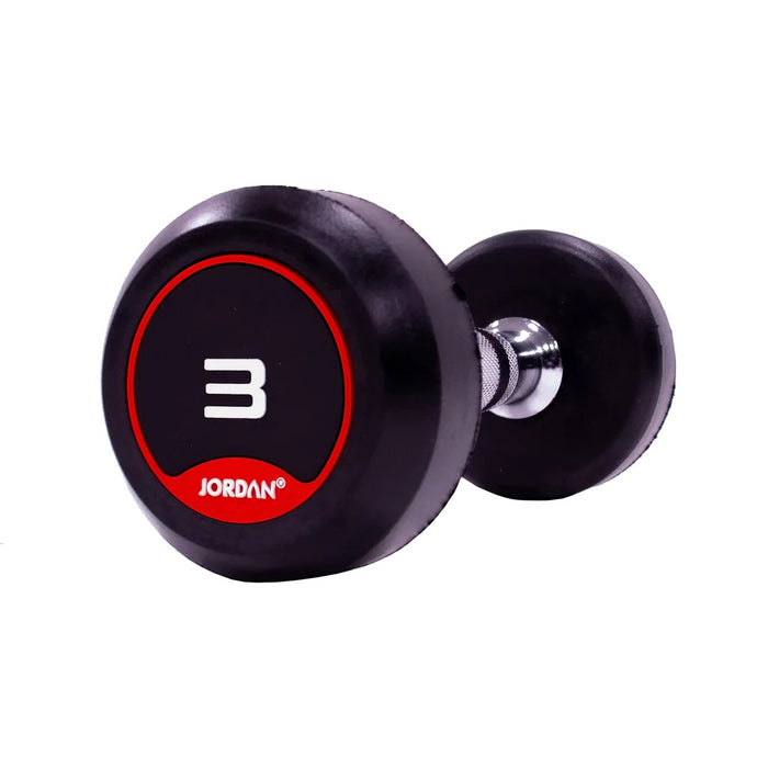 Jordan Fitness Classic Rubber Dumbbells 1-10kg + 2-20kg