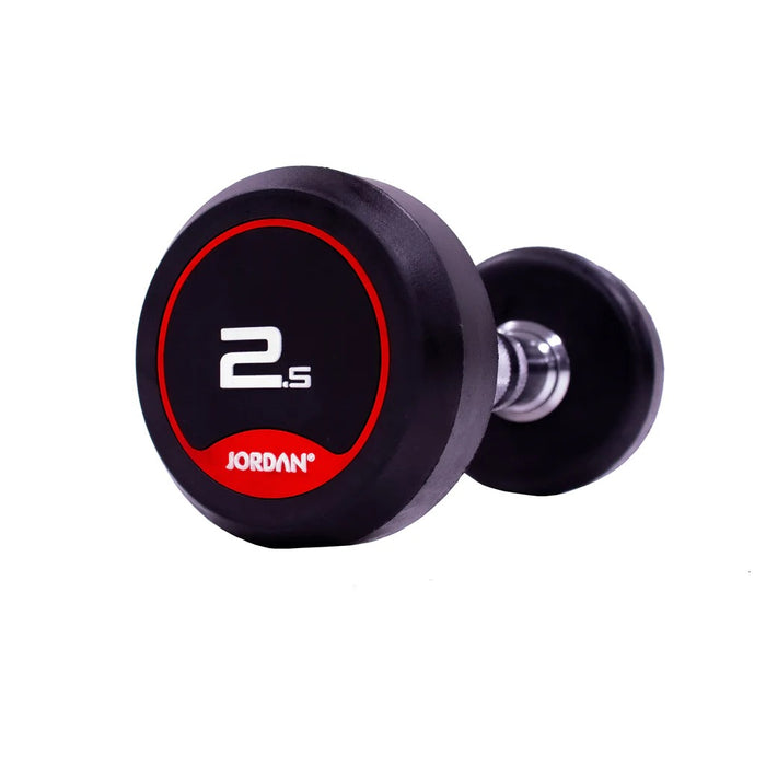 Jordan Fitness Classic Rubber Dumbbells 1-10kg + 2-20kg