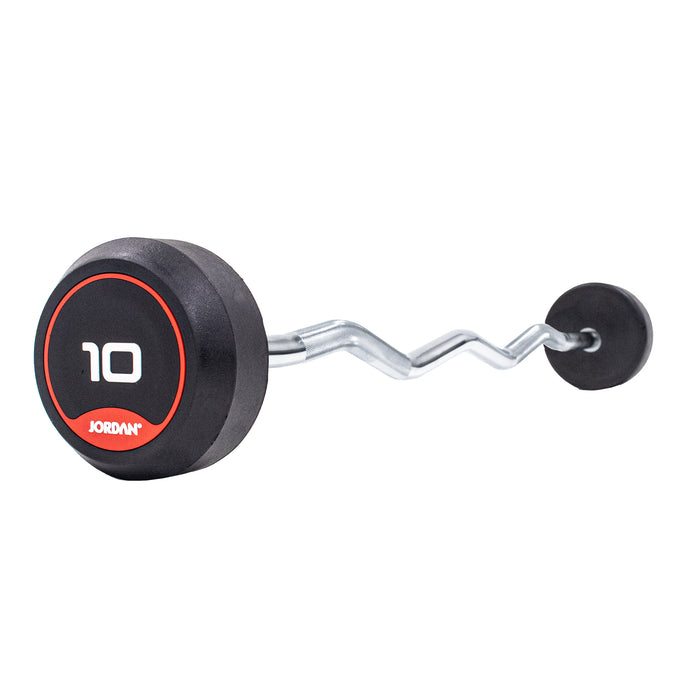 Jordan Fitness Premium Urethane Barbell (Curl Bar)