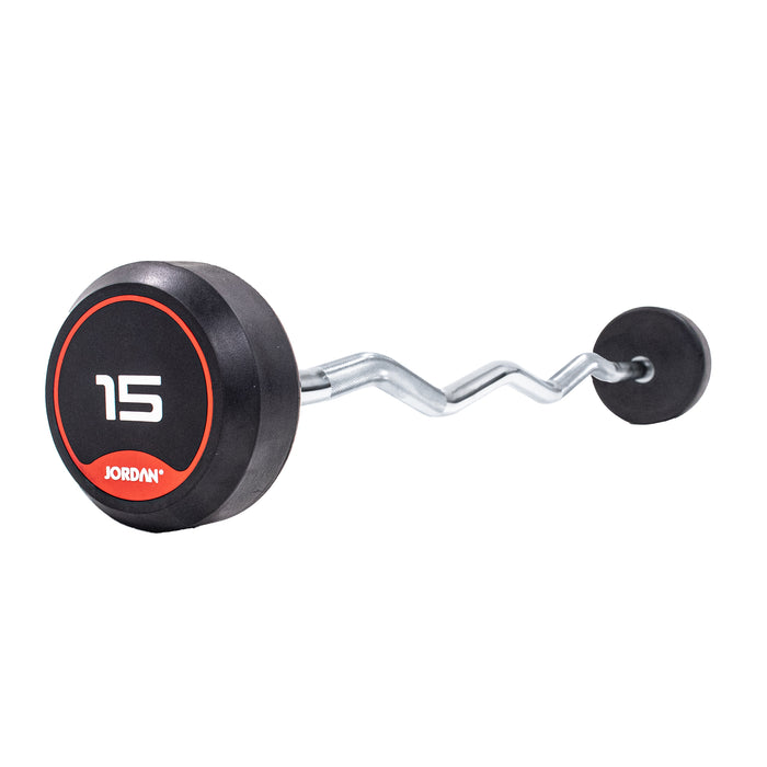 Jordan Fitness Premium Urethane Barbell (Curl Bar)