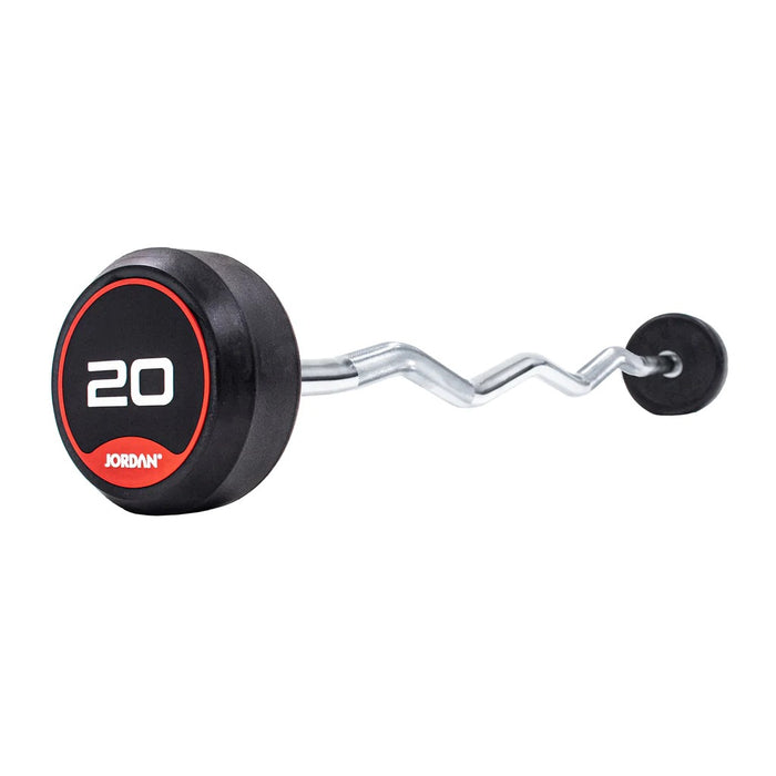 Jordan Fitness Premium Urethane Barbell (Curl Bar)