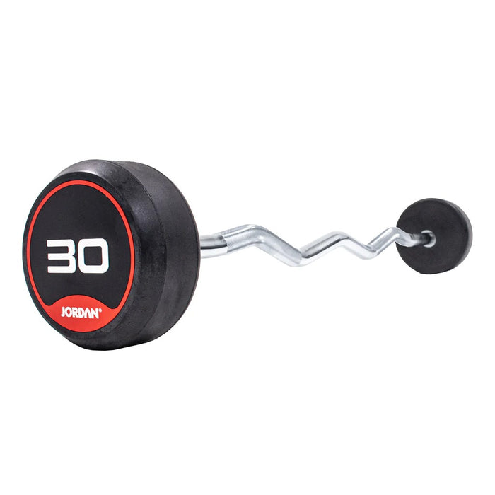 Jordan Fitness Premium Urethane Barbell (Curl Bar)