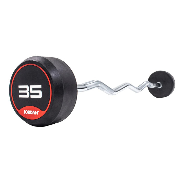 Jordan Fitness Premium Urethane Barbell (Curl Bar)