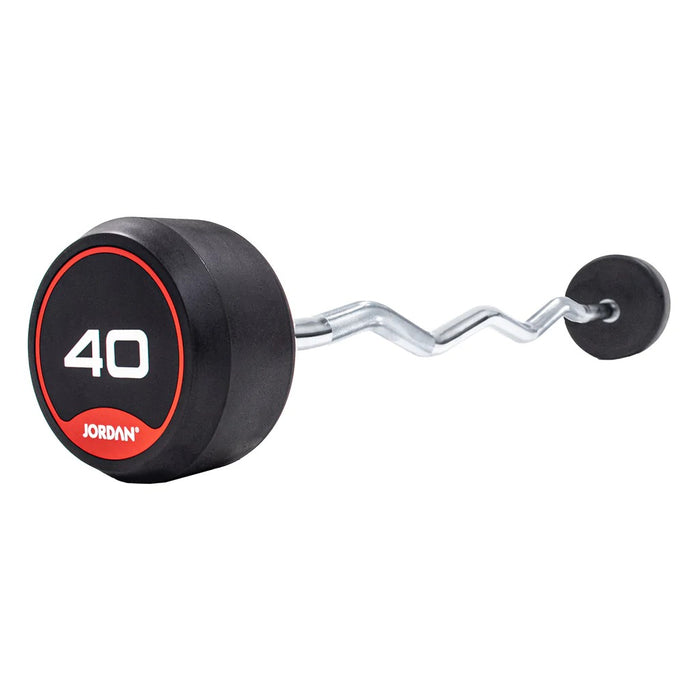 Jordan Fitness Premium Urethane Barbell (Curl Bar)