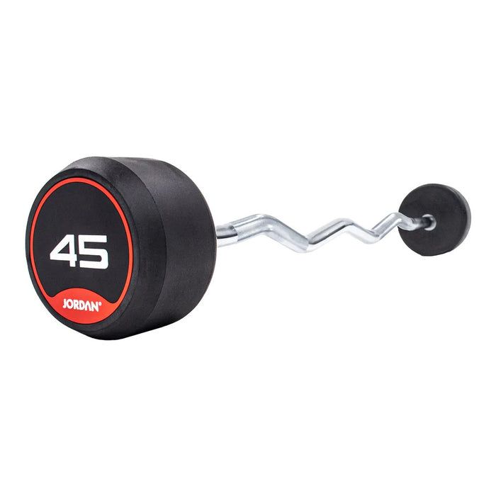 Jordan Fitness Premium Urethane Barbell (Curl Bar)