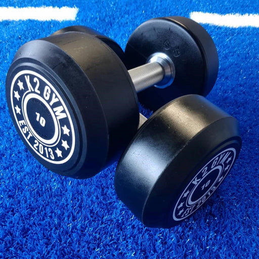 Urethane Dumbbells - 2.5 - 50kg (2.5kg inc / 20 pairs set) - Blue-ChipfitenessStore