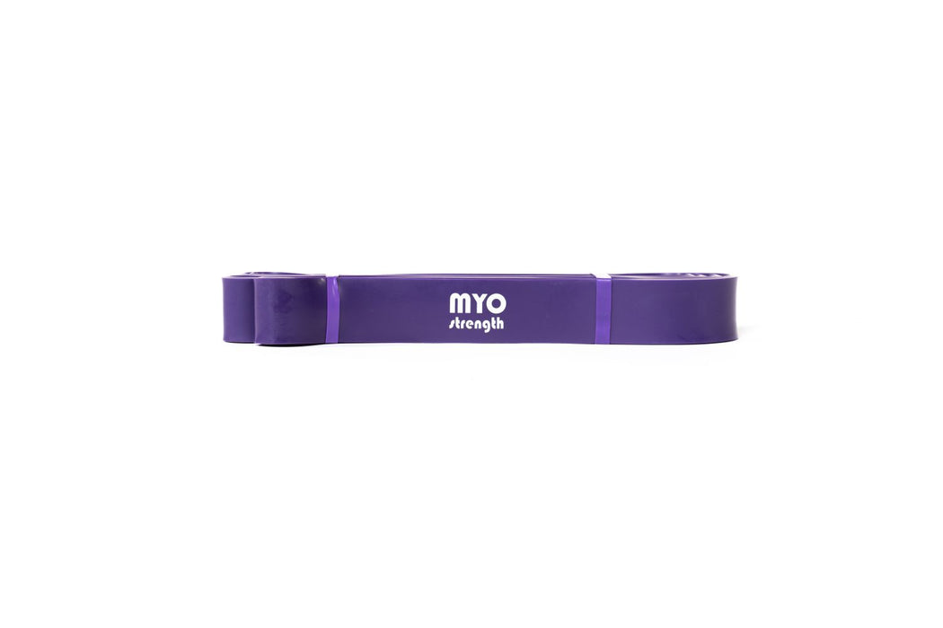MYO STRENGTH Resistance Band - 2000mm x 13mm x 4.6mm Red - Blue-ChipfitenessStore