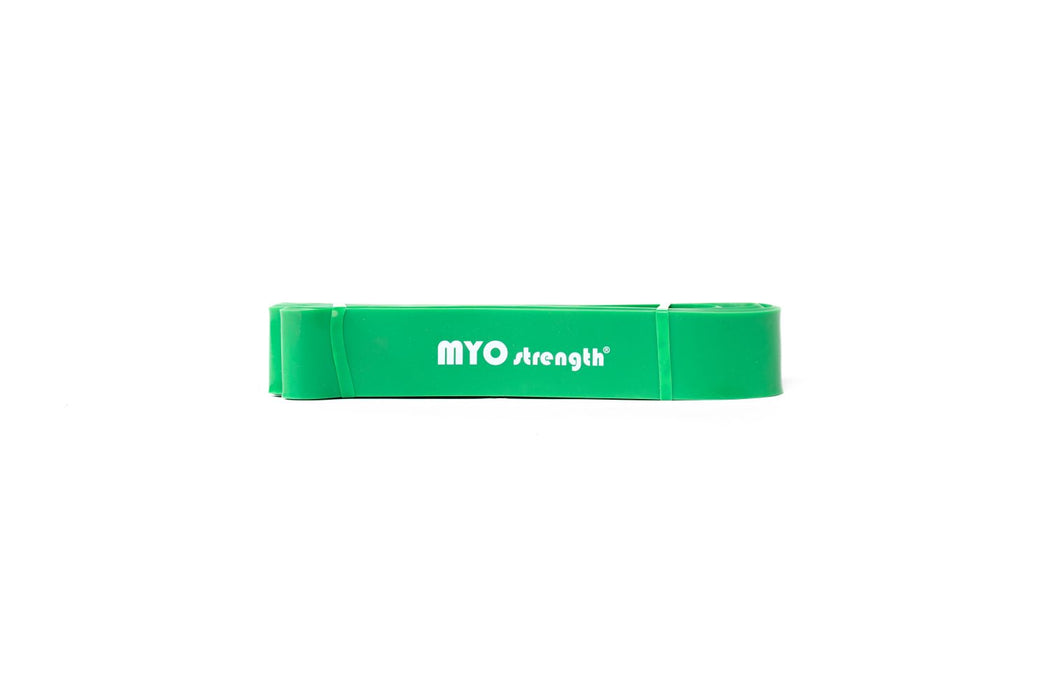 MYO STRENGTH Resistance Band - 2000mm x 13mm x 4.6mm Red - Blue-ChipfitenessStore