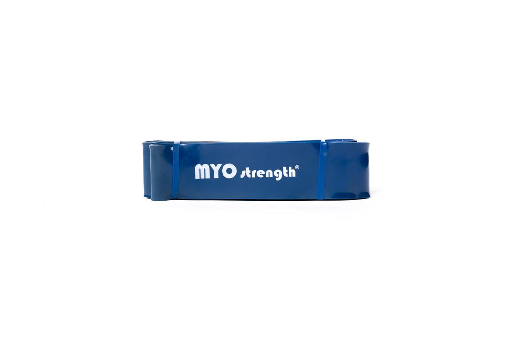 MYO STRENGTH Resistance Band - 2000mm x 13mm x 4.6mm Red - Blue-ChipfitenessStore