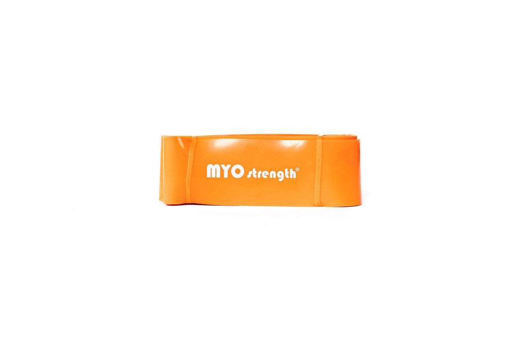 MYO STRENGTH Resistance Band - 2000mm x 13mm x 4.6mm Red - Blue-ChipfitenessStore